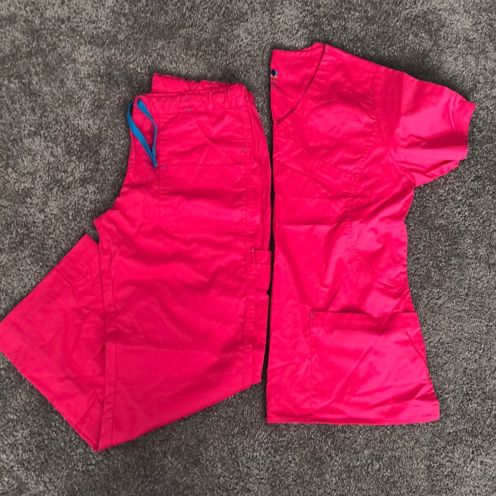 Maevn Pink Scrubs